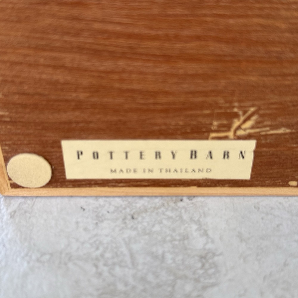 Vtg Pottery Barn Forest Photo Box Blonde Wood With 2.5 X 3.5 Photo Frame #8625 - Picture 6 of 10